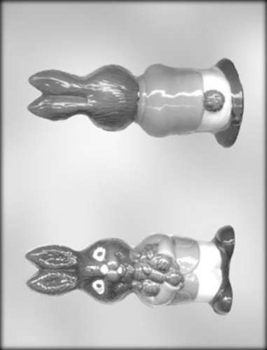 3D Med Papa Easter Bunny Chocolate Mould - Click Image to Close